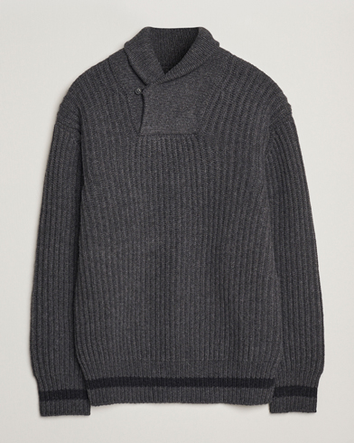 Filson Bristol Shawl Neck Sweater Grey – Gris