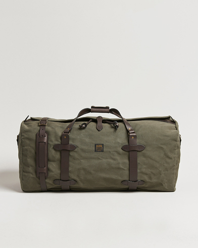 Filson Rugged Twill Duffle Large Otter Green – Verde