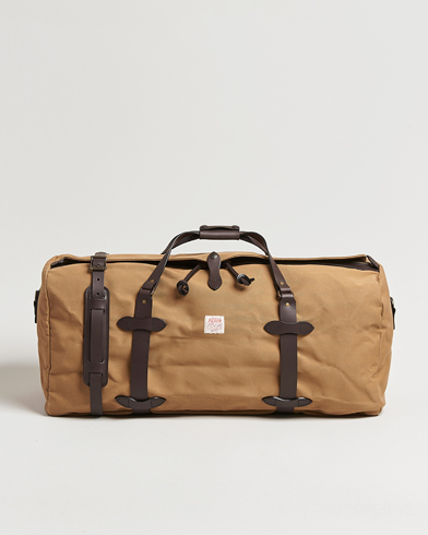 Filson Rugged Twill Duffle Large Tan – Marrón