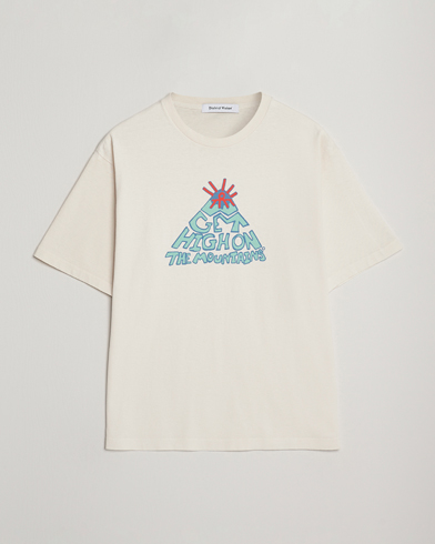 District Vision California Cotton T-Shirt Vintage White – Blanco