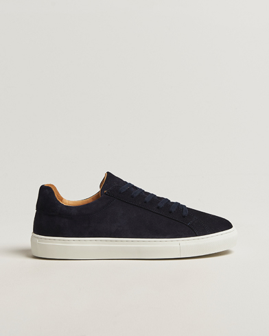 A Day's March Suede Marching Sneaker Navy – Azul