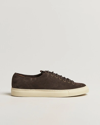 Buttero Tanino Suede Sneaker Dark Brown – Marrón