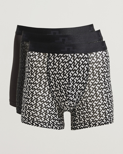 J.Lindeberg Bridge Lyocell Boxer Black Multi – Multicolor