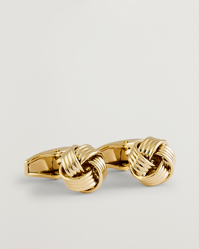 Amanda Christensen Knot Cufflink Gold – Oro