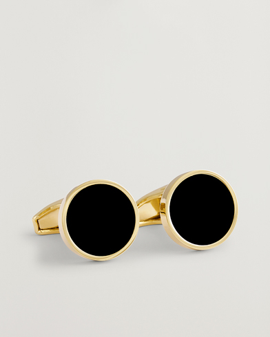 Amanda Christensen Classic Cufflink Gold/Black – Oro