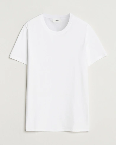 NN07 Percy Crew Neck T-Shirt White – Blanco
