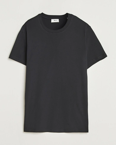 NN07 Percy Crew Neck T-Shirt Black – Negro