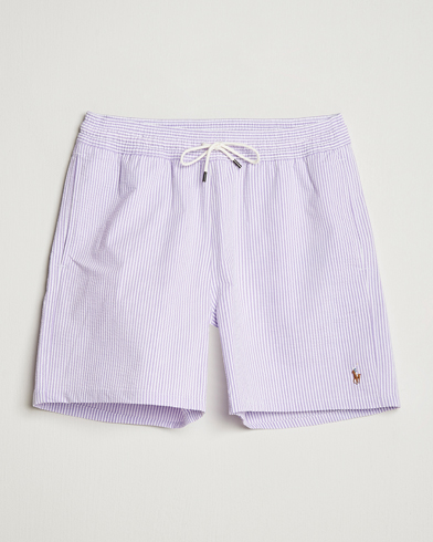 Polo Ralph Lauren Traveler Mid Trunk Seersucker Sky Levander – Morado