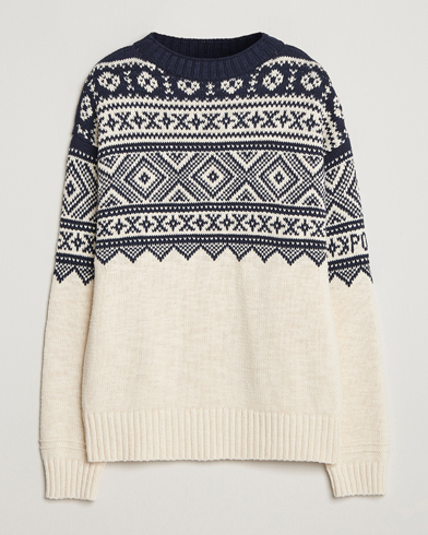 Polo Ralph Lauren Cotton/Cashmere Sweater Cream Combo – Blanco