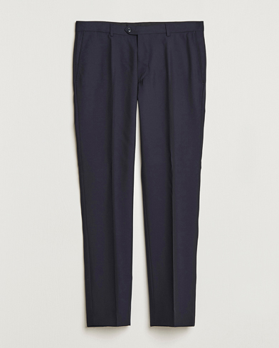 Oscar Jacobson Denz Wool Trousers Navy – Azul