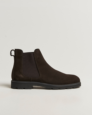 UBR Thunder Chelsea Suede Boot Dark Brown – Marrón