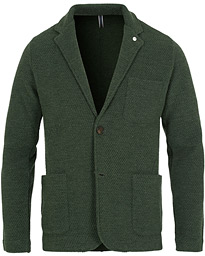  Knitted Cardigan Blazer Green