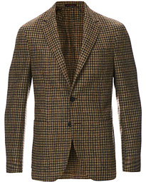  Degas Wool Check Blazer Brown/Beige