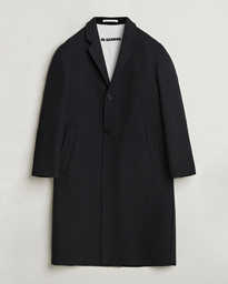  Felted Wool Coat Black