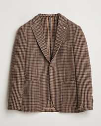  Jack Regular Small Check Wool Blazer Brown