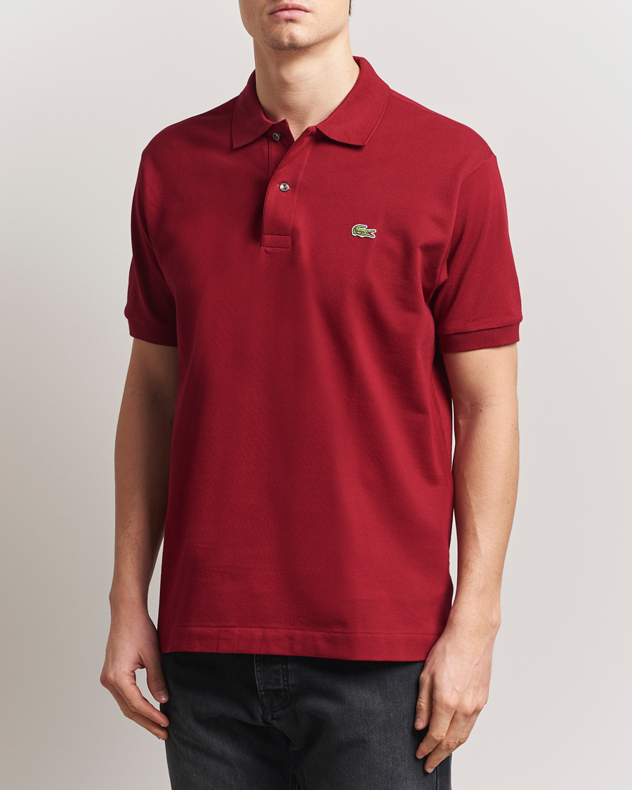 Hombres | Polos | Lacoste | Original Polo Piké Bordeaux