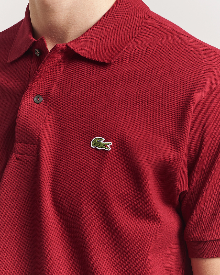 Hombres | Polos | Lacoste | Original Polo Piké Bordeaux