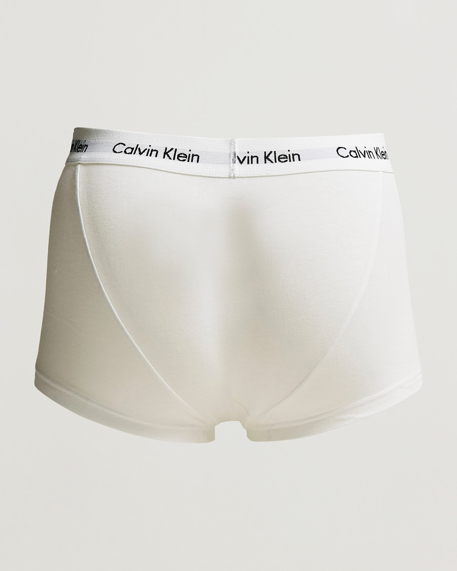 Hombres |  | Calvin Klein | Cotton Stretch Low Rise Trunk 3-pack Red/Blue/White