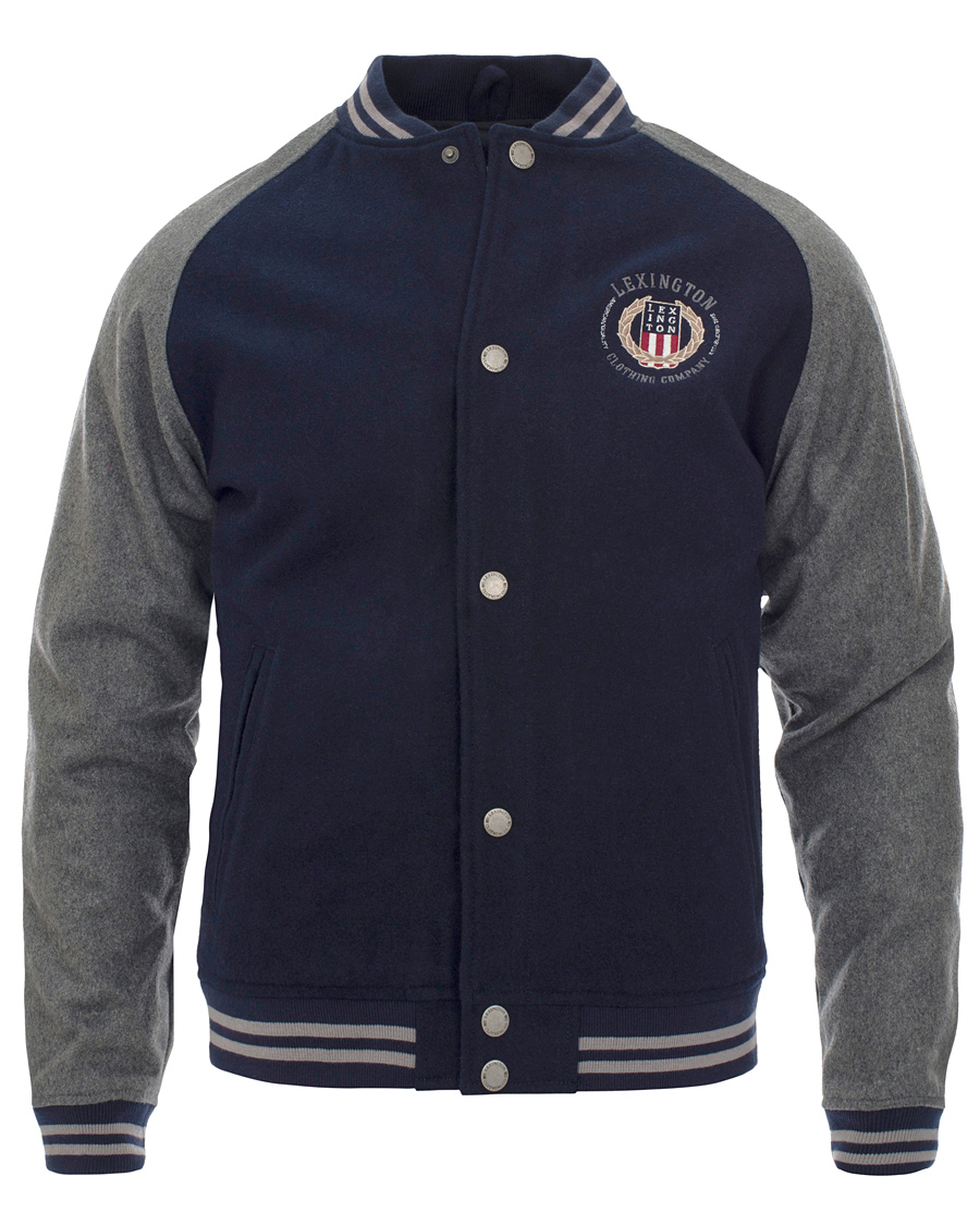 Hombres | Abrigos y chaquetas | Lexington | Quincy Baseball Jacket Deepest Blue