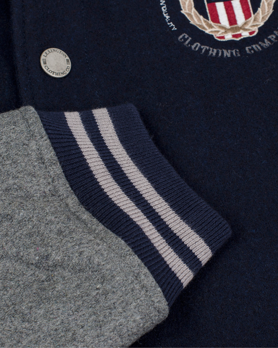 Hombres | Abrigos y chaquetas | Lexington | Quincy Baseball Jacket Deepest Blue