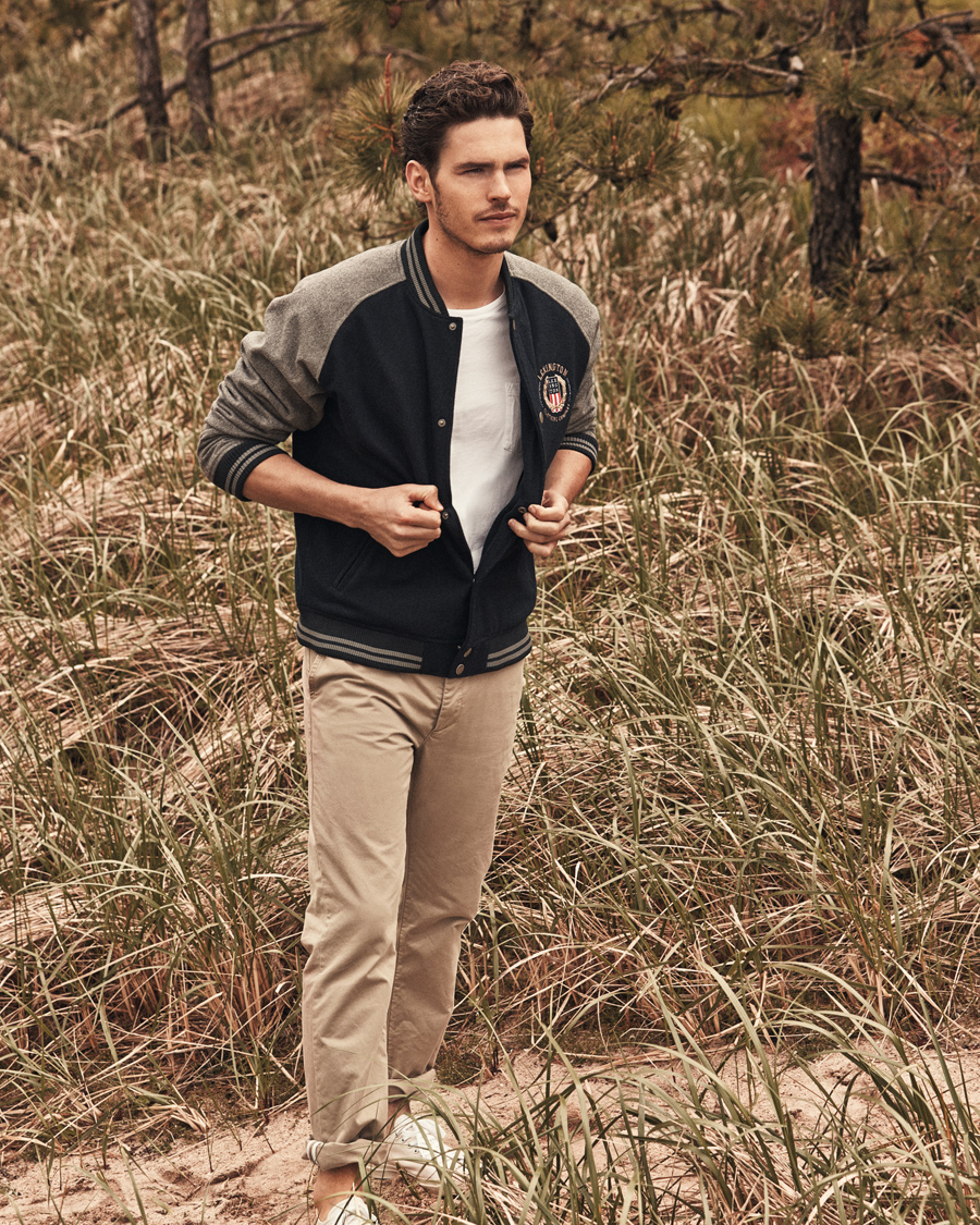 Hombres | Abrigos y chaquetas | Lexington | Quincy Baseball Jacket Deepest Blue