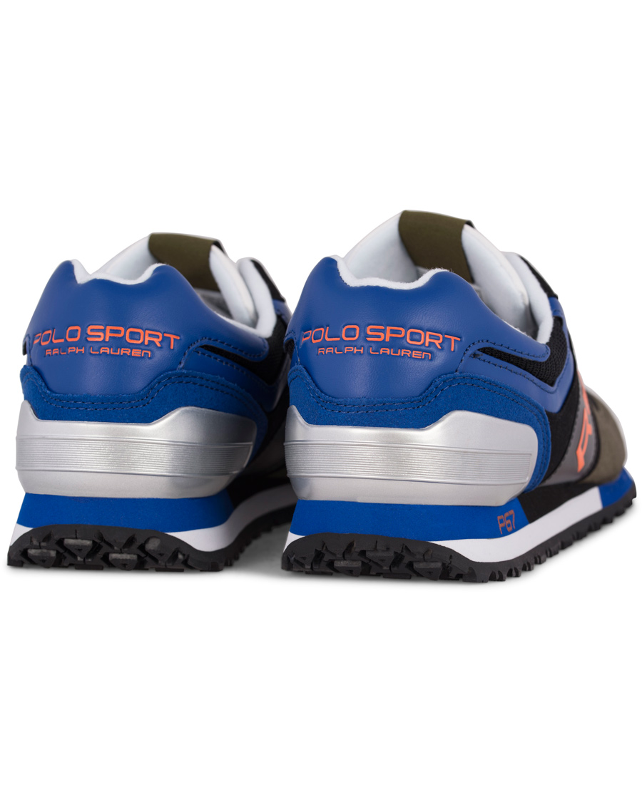 Hombres | Polo Sport Ralph Lauren Slaton RL Running Sneaker Black/Orange | Polo Sport Ralph Lauren | Slaton RL Running Sneaker Black/Orange