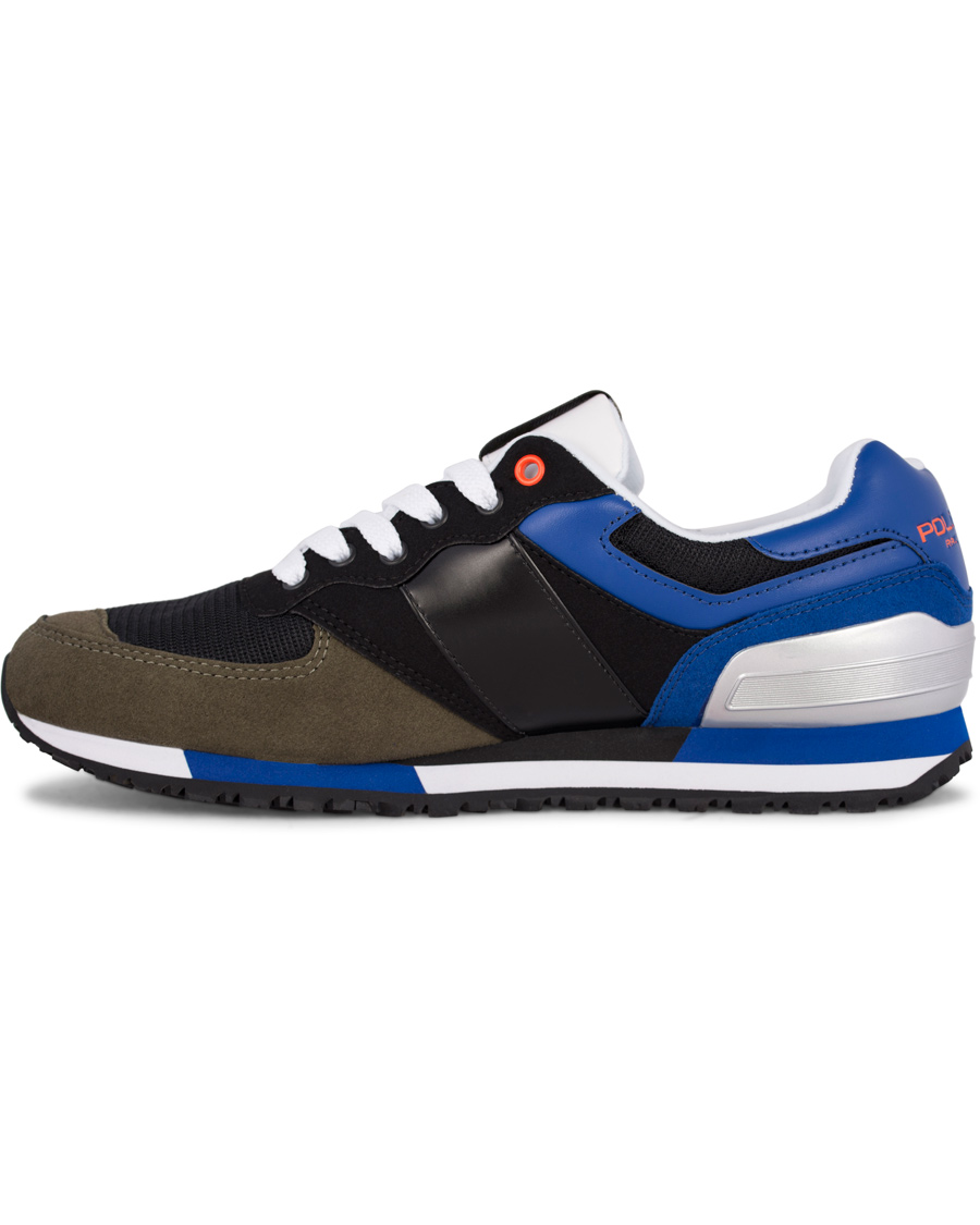 Hombres | Polo Sport Ralph Lauren Slaton RL Running Sneaker Black/Orange | Polo Sport Ralph Lauren | Slaton RL Running Sneaker Black/Orange