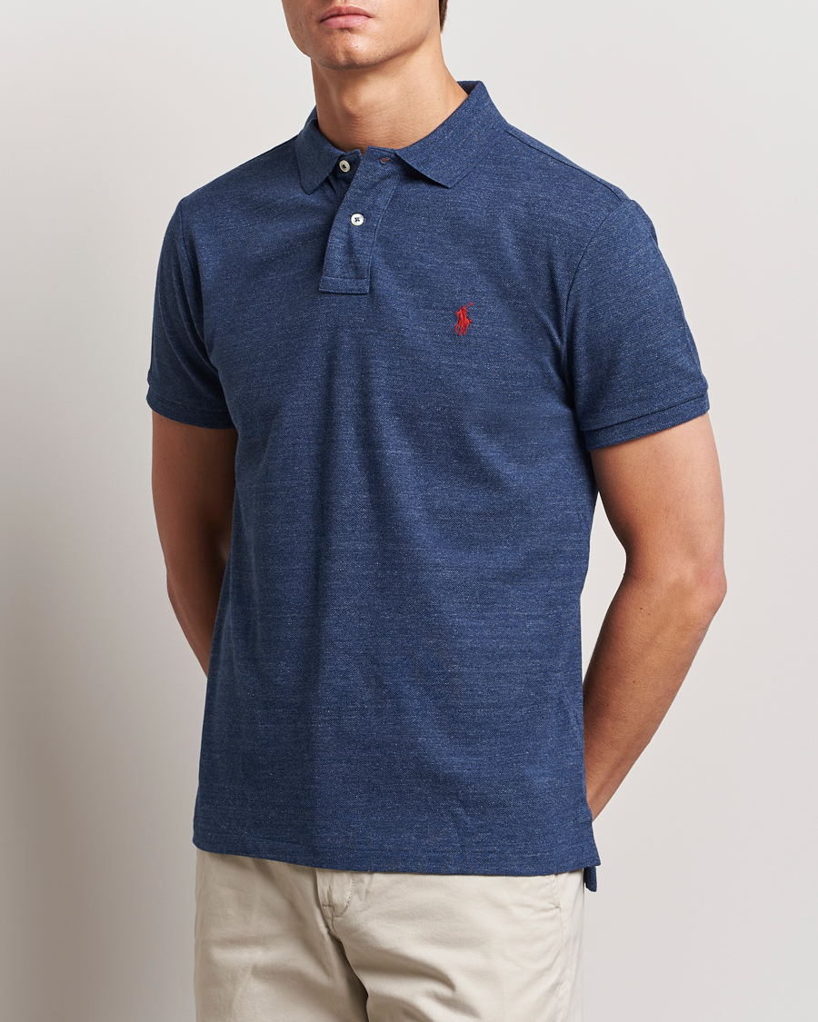 Hombres |  | Polo Ralph Lauren | Custom Slim Fit Polo Classic Royal Heather