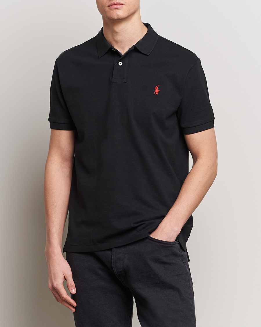 Hombres |  | Polo Ralph Lauren | Slim Fit Polo Polo Black