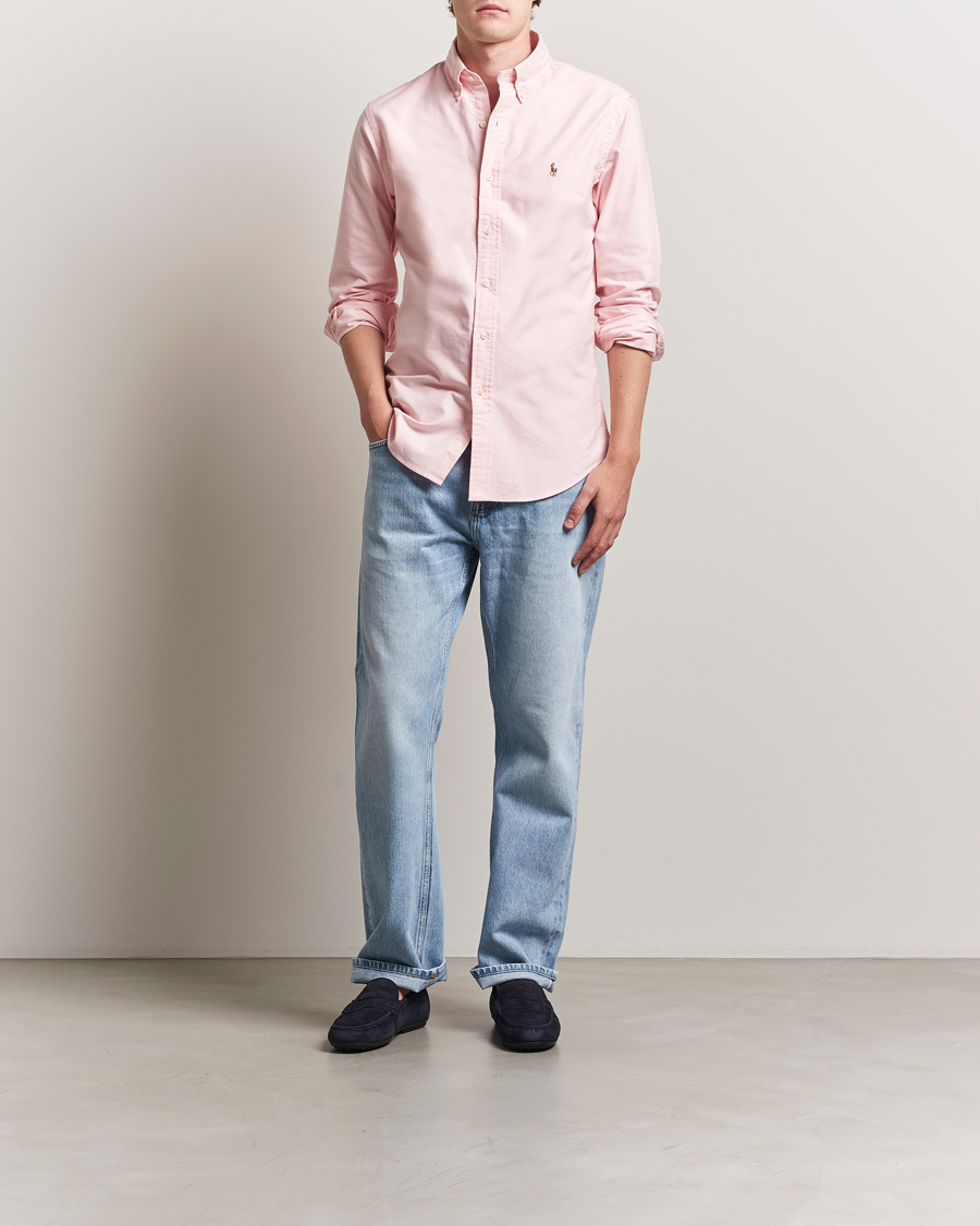 Hombres | Camisas | Polo Ralph Lauren | Custom Fit Oxford Shirt Pink