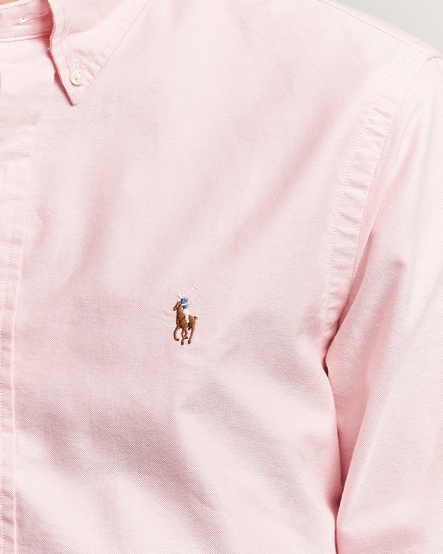 Hombres | Camisas | Polo Ralph Lauren | Custom Fit Oxford Shirt Pink