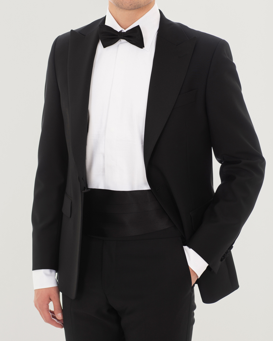 Hombres |  | Amanda Christensen | Silk Cummerbund Set Black  Black