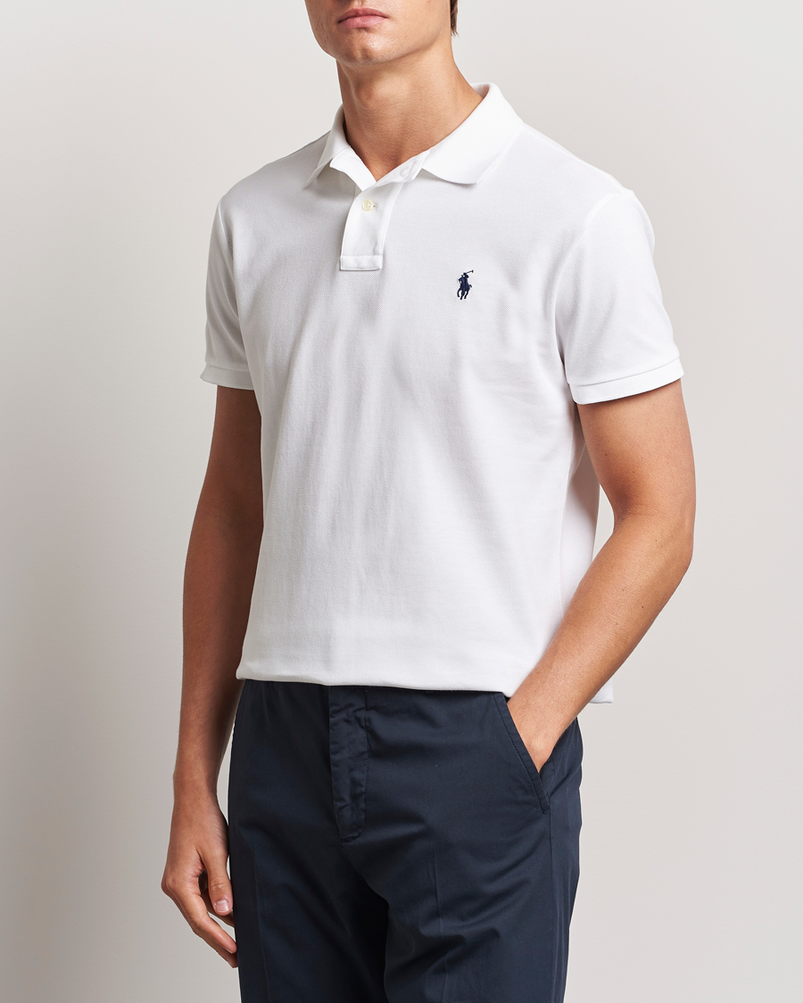 Hombres |  | Polo Ralph Lauren | Custom Slim Fit Polo White