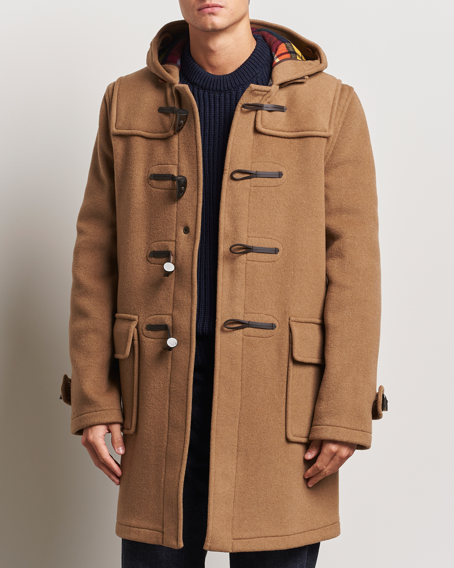 Hombres |  | Gloverall | Morris Duffle Coat Camel/Buchanan