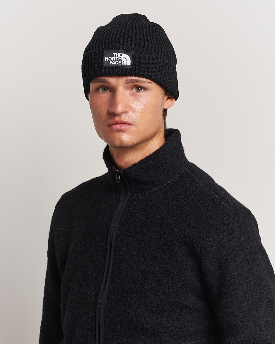 Hombres | Gorros | The North Face | Logo Box Cuffed Beanie Black