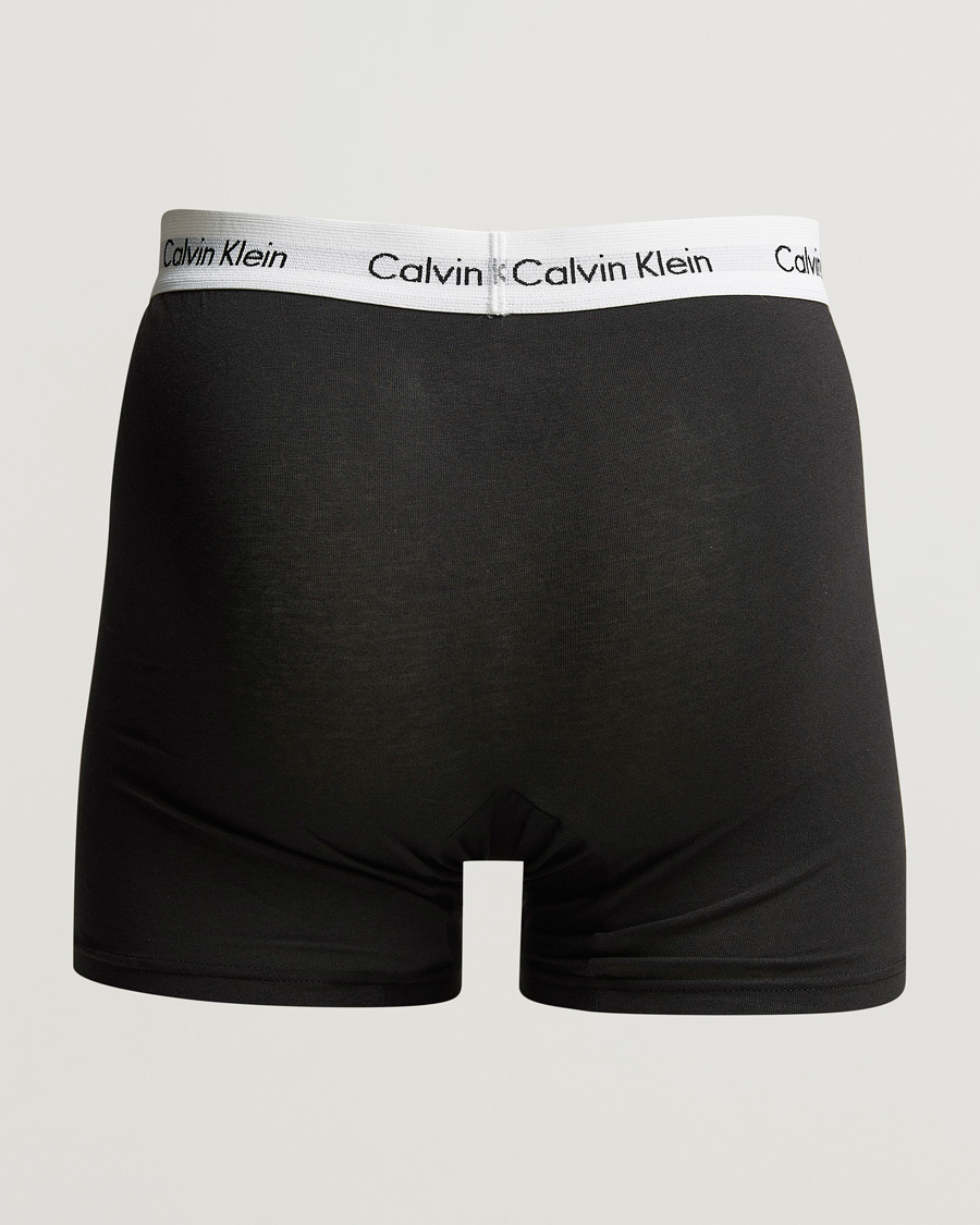 Hombres |  | Calvin Klein | Cotton Stretch 3-Pack Boxer Breif Black