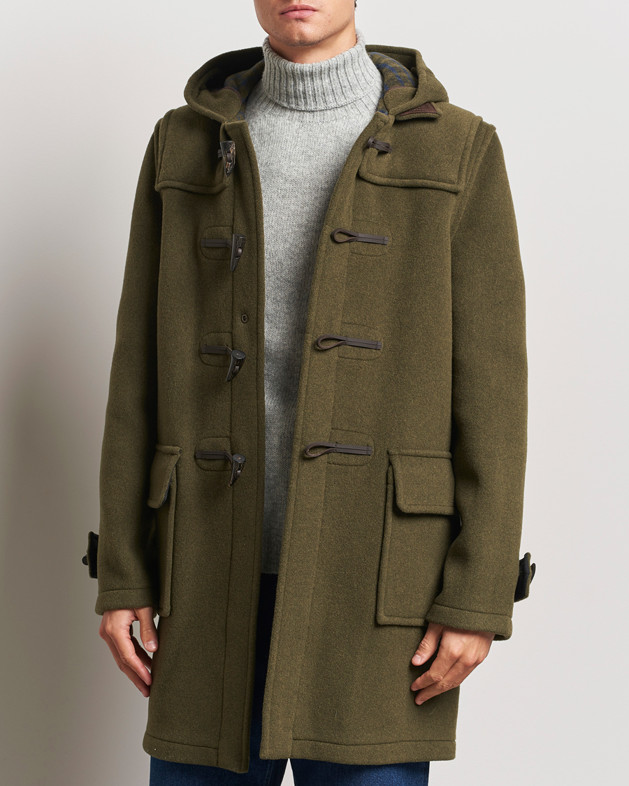 Hombres |  | Gloverall | Morris Duffle Coat Loden/Check