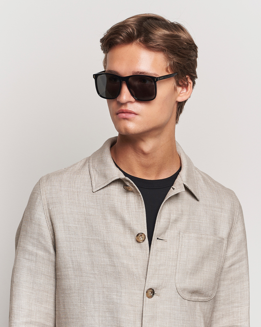 Hombres |  | Gucci | GG1041S Sunglasses Black Grey