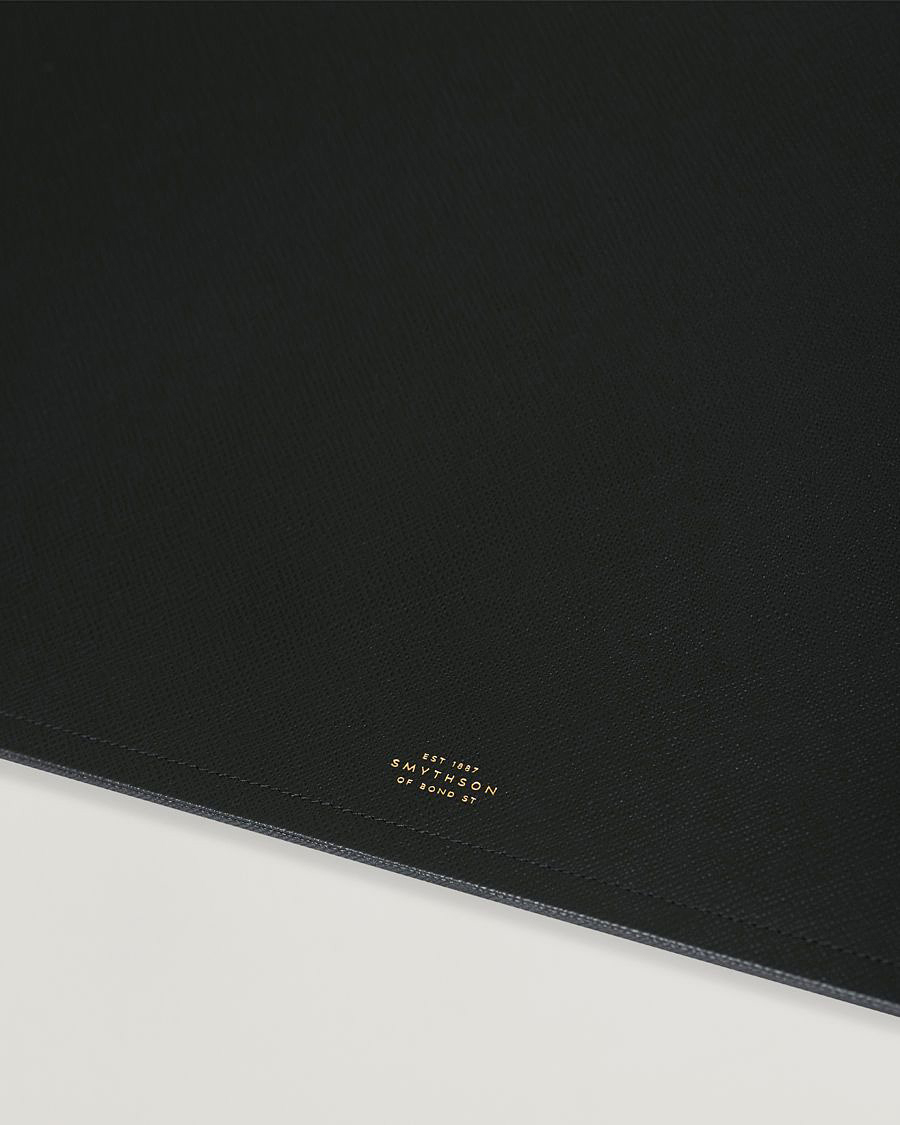 Hombres |  | Smythson | Panama Desk Mat Black