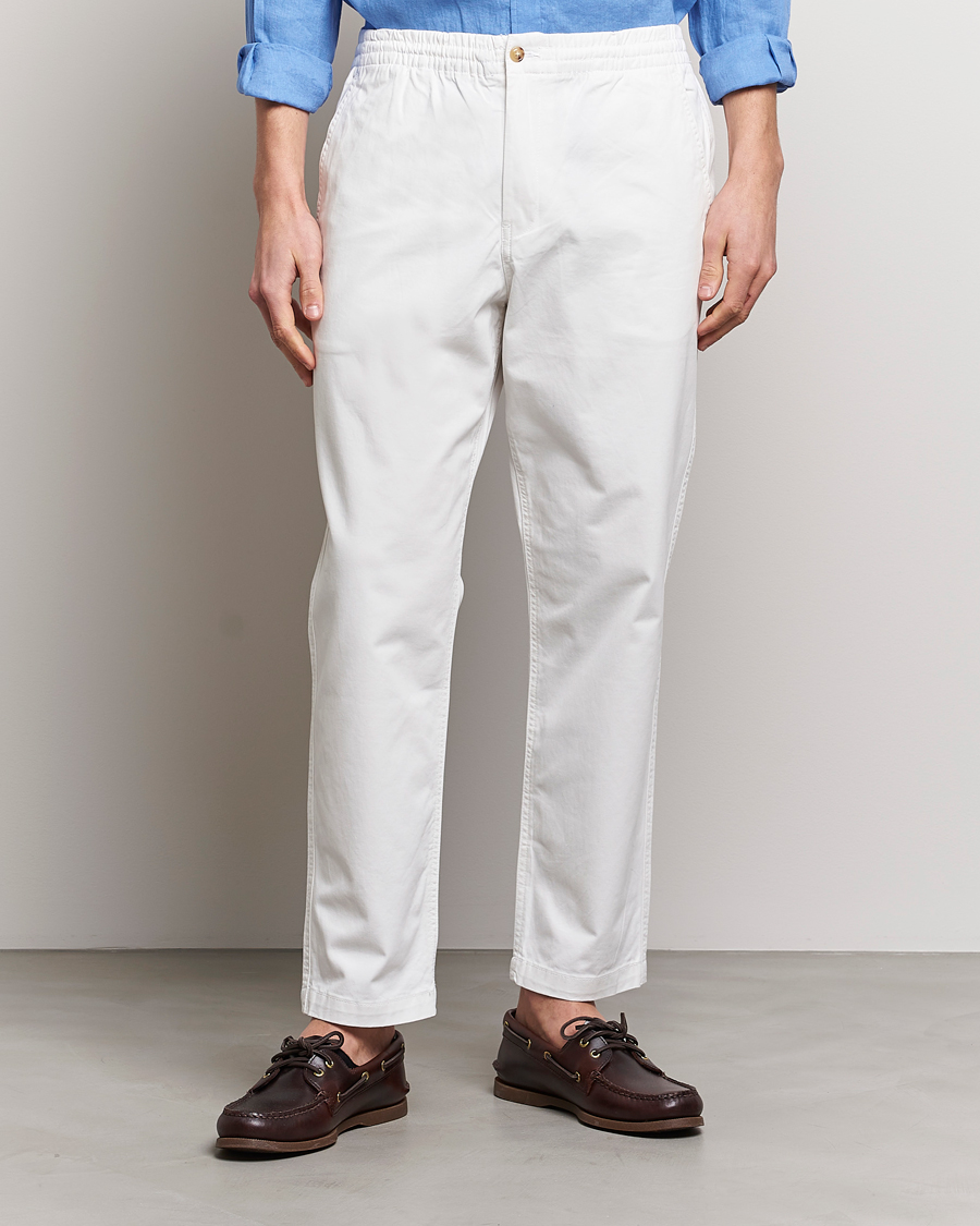 Hombres |  | Polo Ralph Lauren | Prepster Stretch Drawstring Trousers Deckwash White