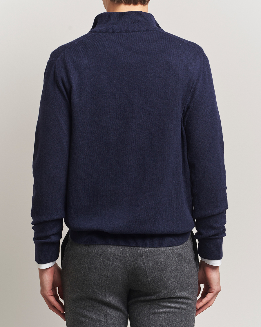 Hombres | Jerséis y prendas de punto | Polo Ralph Lauren | Merino Half-Zip Sweater Hunter Navy