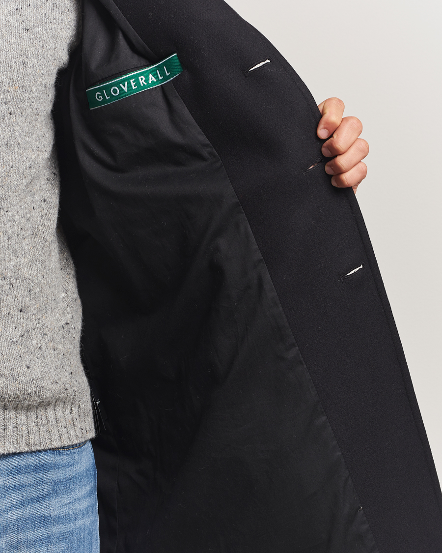 Hombres | Abrigos y chaquetas | Gloverall | Chesterfield Wool/Cashmere Refined Coat Black
