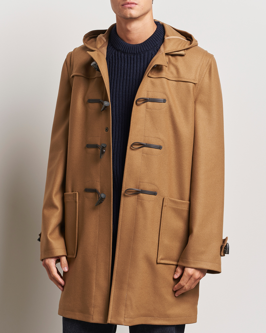 Hombres | Abrigos y chaquetas | Gloverall | Cashmere Blend Duffle Coat Camel