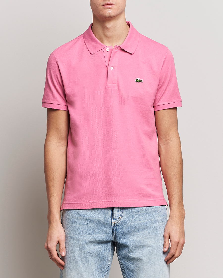 Hombres |  | Lacoste | Slim Fit Polo Piké Reseda Pink