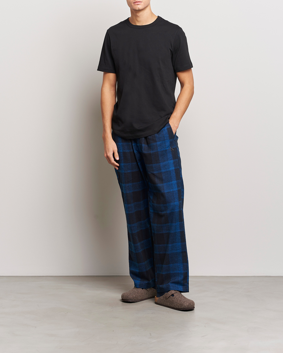 Hombres | Pijamas y batas | Calvin Klein | Flannel Pyjama Pants Black/Blue