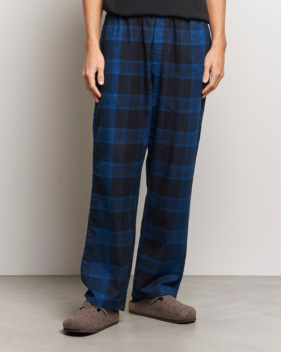 Hombres | Pijamas y batas | Calvin Klein | Flannel Pyjama Pants Black/Blue