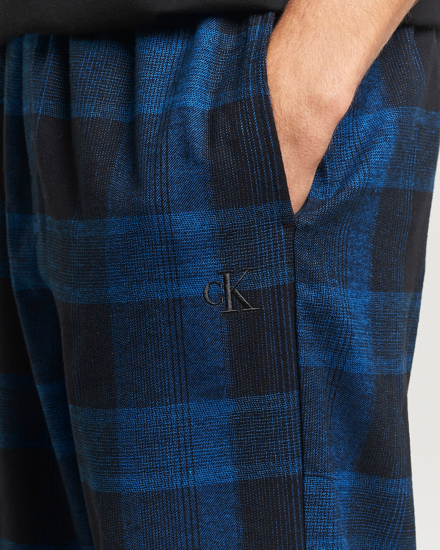Hombres | Pijamas y batas | Calvin Klein | Flannel Pyjama Pants Black/Blue