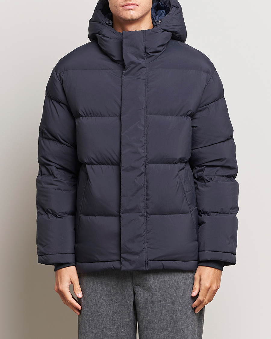 Hombres |  | NN07 | Matthew Padded Down Jacket Navy Blue