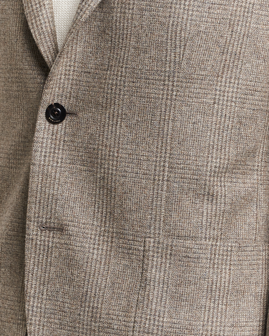 Hombres | Blazers | Boglioli | K Jacket Prince Of Wales Check Blazer Light Beige