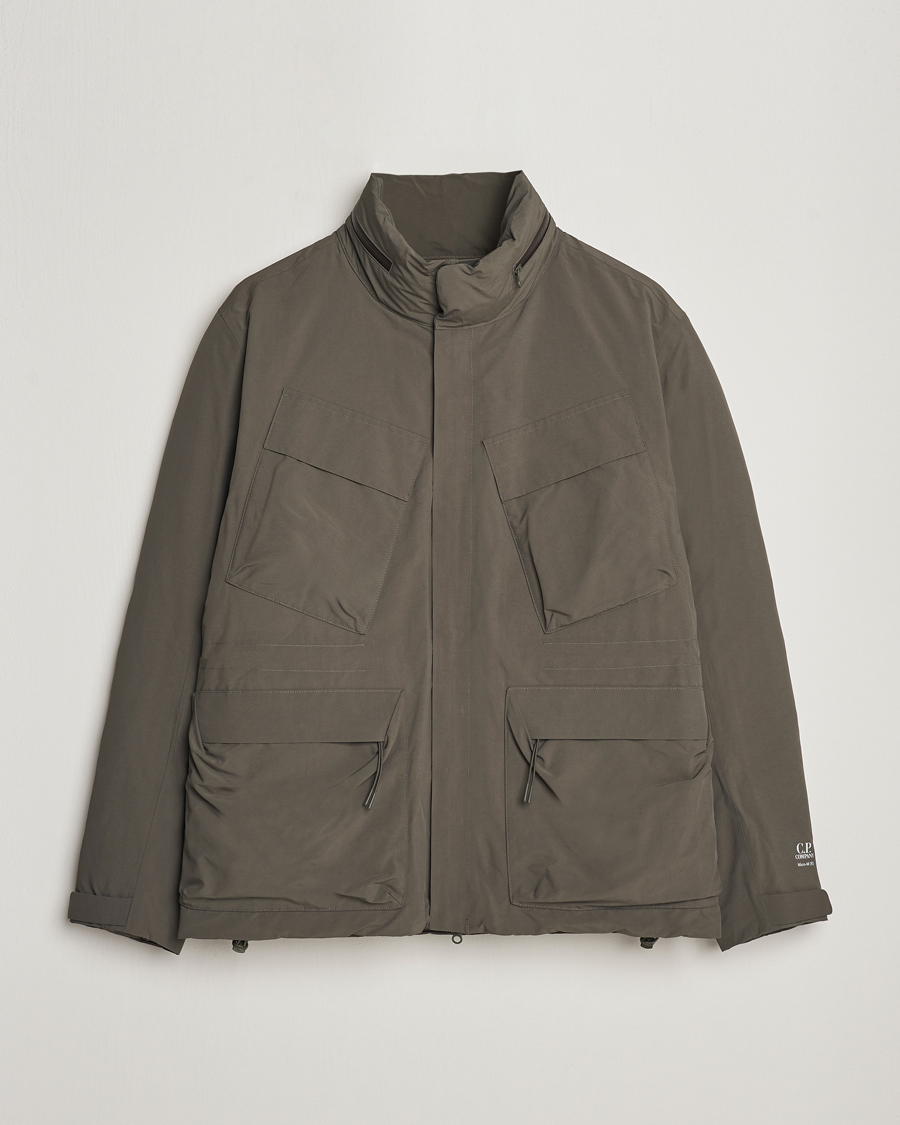 Hombres | Abrigos y chaquetas | C.P. Company | Micro M Re-Cycled Padded Field Jacket Olive